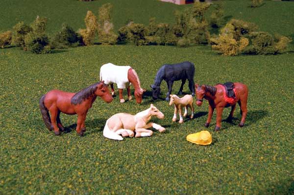 160-33119  -  Horses 6/ - HO Scale
