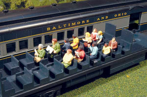 160-33115  -  Waist-Up Seated Psngr 12/ - HO Scale