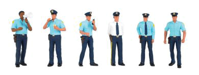 160-33154  -  Police Squad 6/ - O Scale