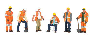 160-33156  -  Maintenance Workers 6/ - O Scale