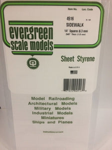 269-4516  -  Styrene sidewalk 1/4"