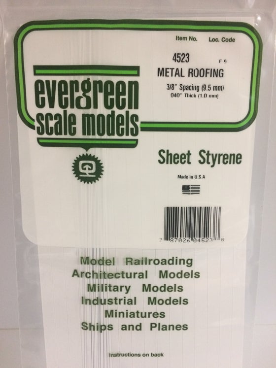 269-4523  -  Seam roofing sht 3/8