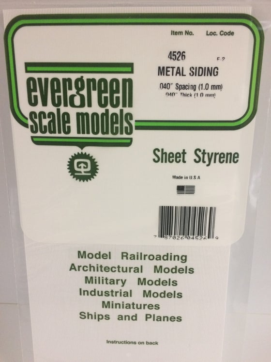 269-14526  -  Mtl Siding 12x24 .040