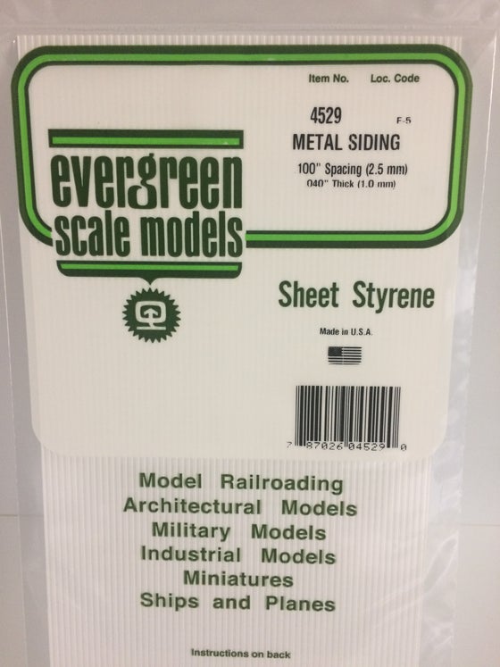 269-14529  -  Mtl Siding 12x24 .100" Sp