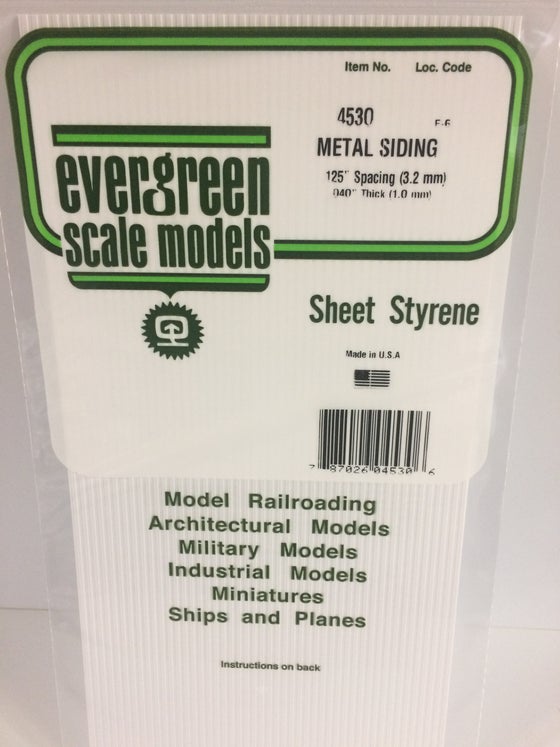 269-14530  -  Mtl Siding 12x24 .125