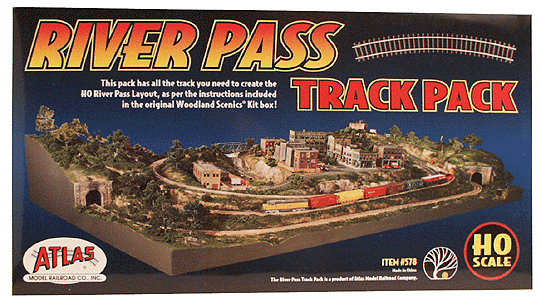 150-578  -  HO River Pass Track Pack - HO Scale