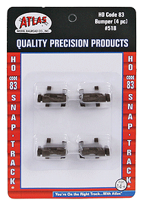 150-518  -  Bumper f/Code 83 Track 4/ - HO Scale