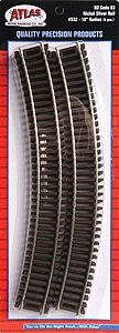 150-532  -  Cd 83 Snp Trk 18" Rad 6/ - HO Scale