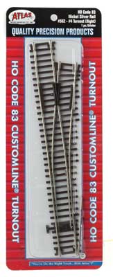 150-562  -  Cd 83 Custom T/O #4 RH - HO Scale