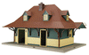 151-66901  -  Assembled Pass Station - O Scale