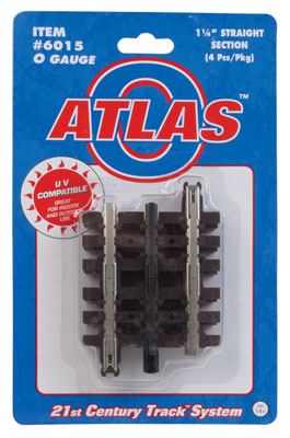151-6015  -  NS 1-1/4" Strt Trk 3Rl 4/ - O Scale
