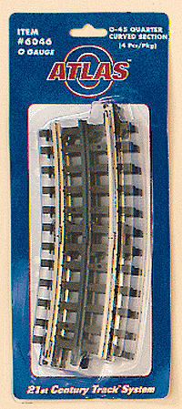 151-6046  -  O-45 1/4 Curved Sectn 4/ - O Scale