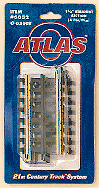 151-6052  -  Track 1.75" straight 4/ - O Scale