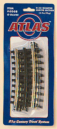 151-6063  -  Track O72 1/2 Crv 3Rl - O Scale