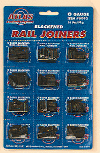 151-6092  -  Track Rail Joiners blknd - O Scale