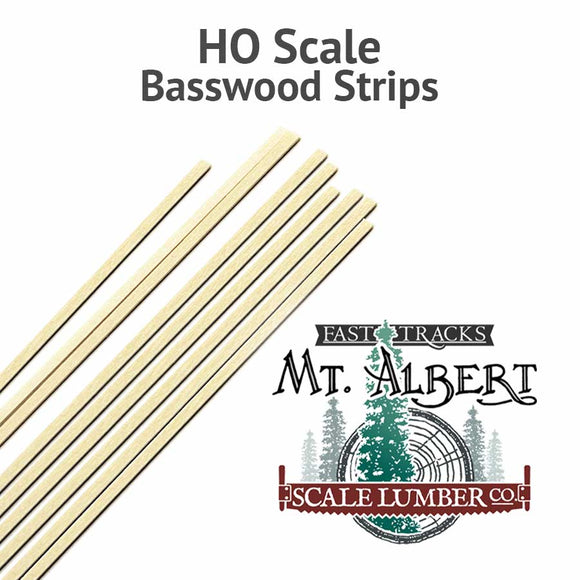 HO Scale Stripwood. 12x24 16 Inches long. 6pcs.
