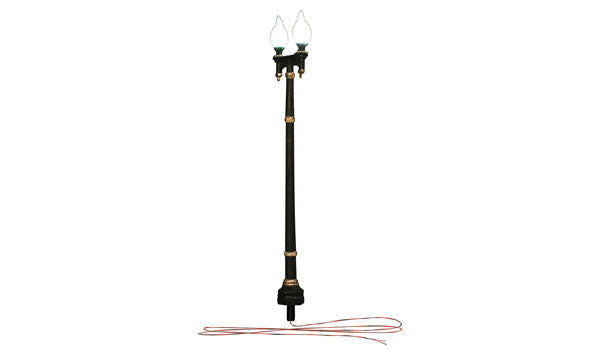 785-5648  -  Strt Lt O Dbl Lamp Pst 2/ - O Scale