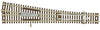 150-2812  -  Code 55 #6 Turnout R/H - Z Scale