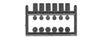 293-2604  -  55-Gal Drums w/Lids 12/ - N Scale