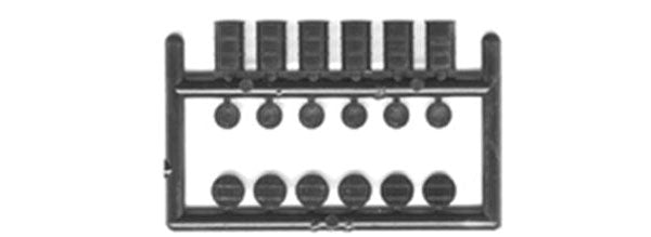 293-2604  -  55-Gal Drums w/Lids 12/ - N Scale