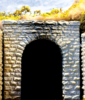 214-9740  -  Cut stone tunnel prtl 2/ - N Scale