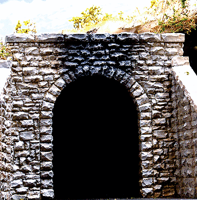 214-9760  -  Random stone tnl prtl 2/ - N Scale