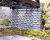 214-9850  -  Dbl cut stone abtmnt 2/ - N Scale