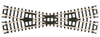 150-2565  -  Crossing 20-Degree NS Blk - N Scale