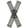 150-2567  -  Crossing 45-Degree NS Blk - N Scale