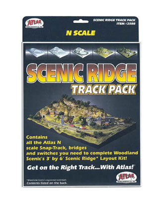 150-2588  -  Scenic Ridge Track Pack - N Scale