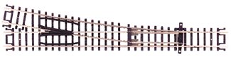 150-2753  -  Custom #6 Switch R/H - N Scale