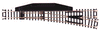 150-2707  -  Std Switch Manual #6 R/H - N Scale