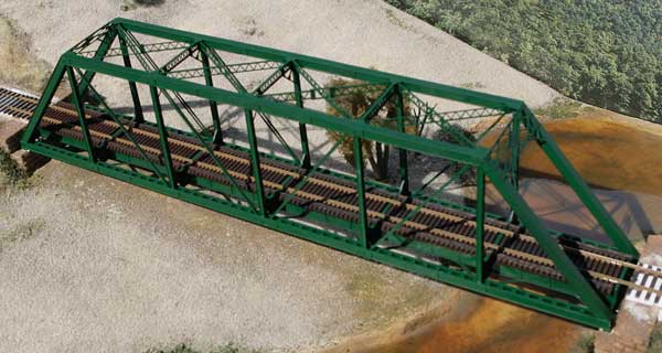 210-1905  -  150' Truss Brdg Punch Plt - HO Scale