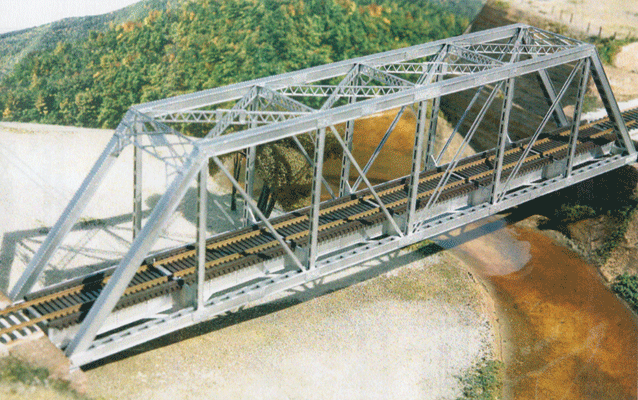 210-1906  -  150' Truss Brdg Gusseted - HO Scale