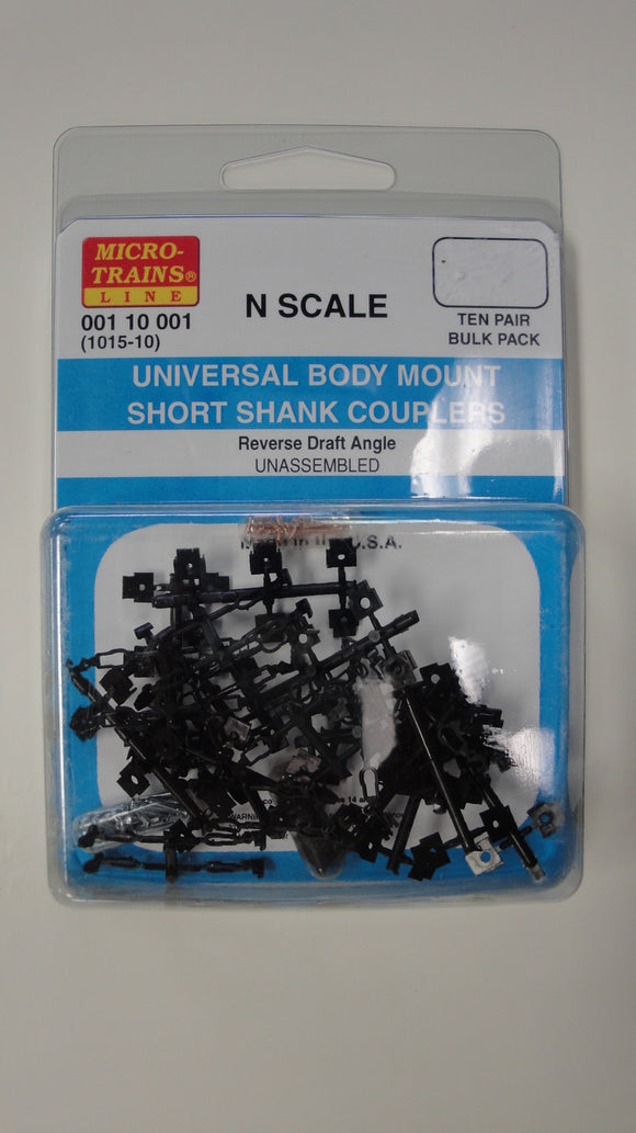 489-110001  -  Coupler Kit Blk Pack  20/ - N Scale