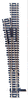 150-283  -  Turnout Mark 4 NS #6L Blk - HO Scale