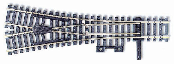 150-280  -  Turnout Mark 4 NS Wye Blk - HO Scale