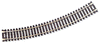 150-833  -  Snp Trk NS 18" Radius  6/ - HO Scale