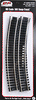 150-836  -  Snp-Trk NS 22" Radius 6/ - HO Scale