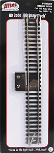 150-840  -  Snp Trk 9" Strght Trmnl - HO Scale