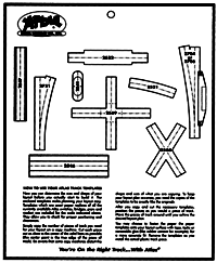 150-361  -  HO Trk Plan Template Set - HO Scale