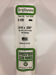 269-5109  -  Styr Strip .010x.250" 50/