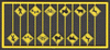 293-8253  -  Warning Sign Pictures 12/ - HO Scale