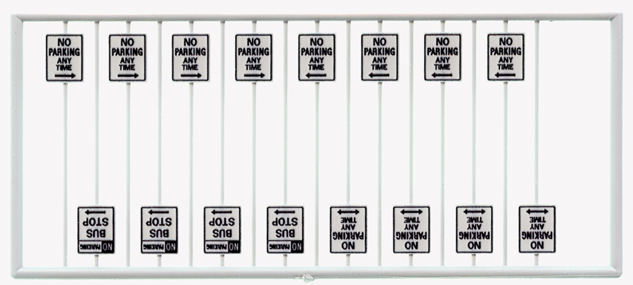 293-8261  -  No Parking Sign      16/ - HO Scale