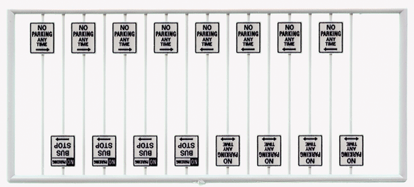 293-8261  -  No Parking Sign      16/ - HO Scale