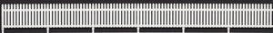 293-8279  -  4' Picket Fence 20/ - HO Scale