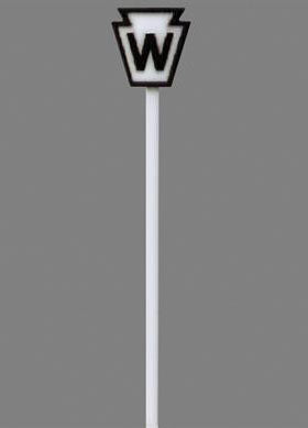 293-8296  -  PRR Keystone Whistle 18/ - HO Scale