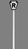 293-8297  -  PRR Keystone Ring Sign18/ - HO Scale