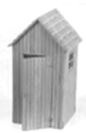 293-8166  -  Out House Kit 3/ - HO Scale