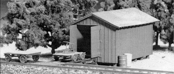 293-7018  -  Handcar/Milk Station Kit - HO Scale